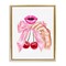 Stupell Industries Lips & Feminine Cherries Floating Frame, design by Ziwei Li